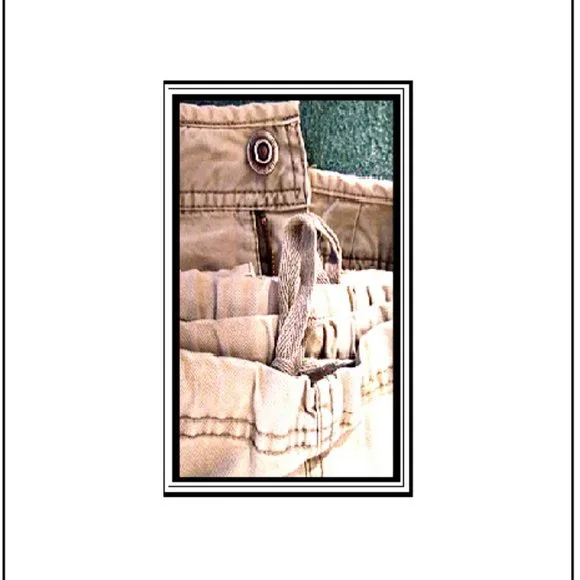 Rare & Unique Very Fashionable Safari Cargo Expedition 100% Cotton Khaki Pants